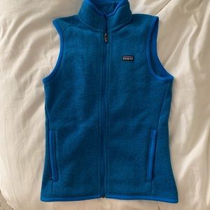 blue patagonia vest xs